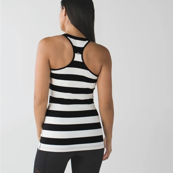 Lululemon tank. Black and white. - Picture 2 of 5